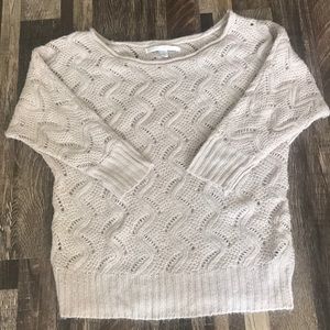 Open stitch sweater